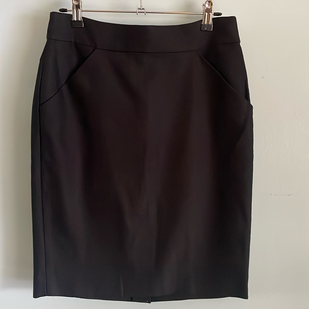 NWT J. Crew black No. 2 Pencil Skirt